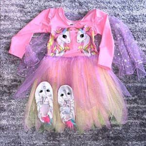Unicorn Leotard with shoes